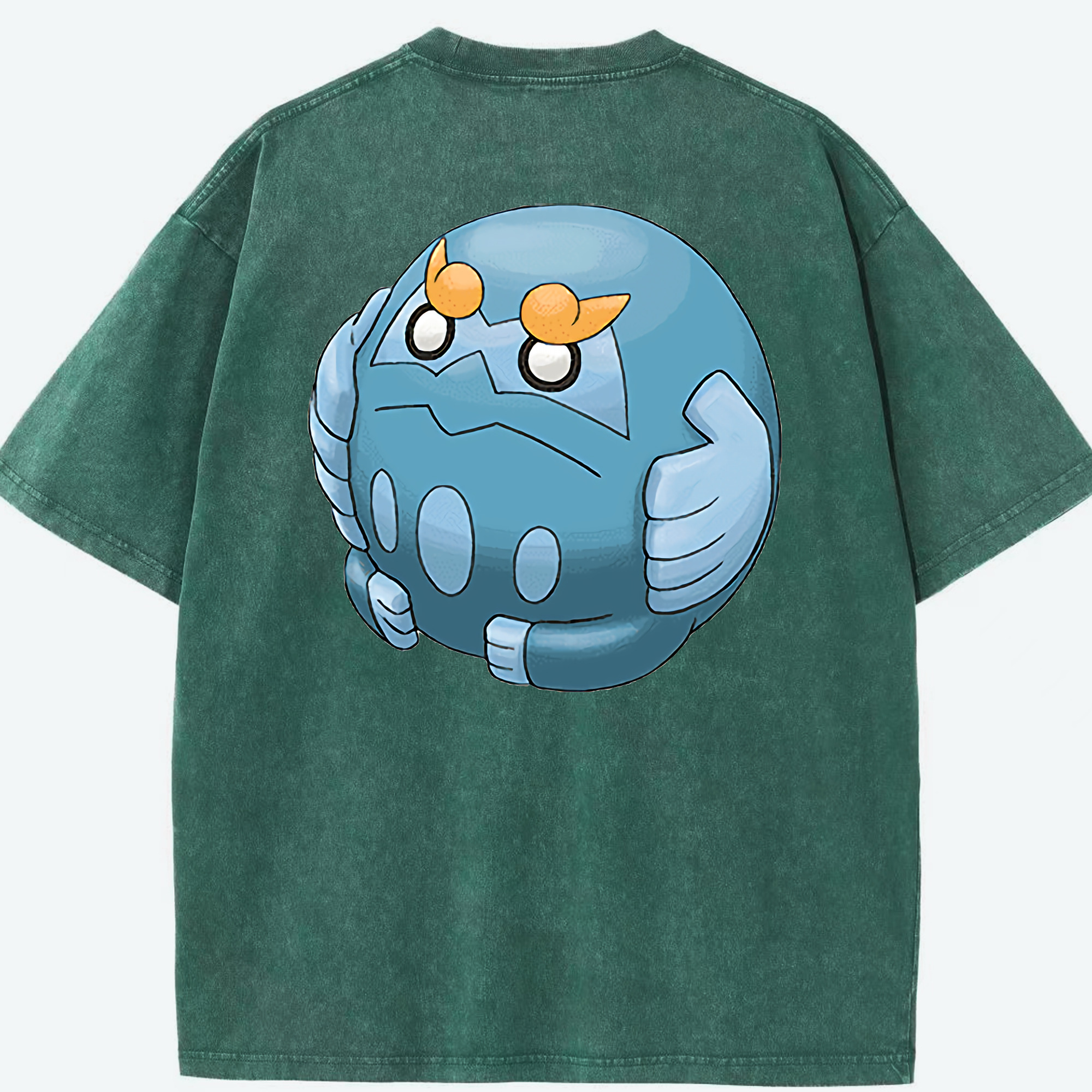 （画像用） ポケットモンスター Pokémon 綿100% ヴィンテージ風 半袖Tシャツ（背面プリント）